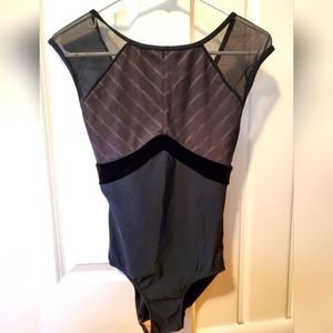 Eleve Dancewear Linden Leotard Black Adult L